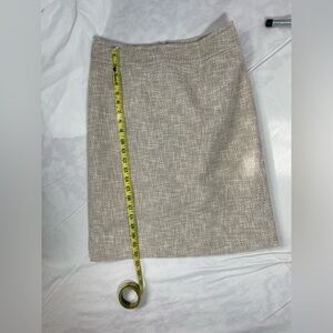 Ann Taylor Cream/Beige Skirt (goes with jacket post)